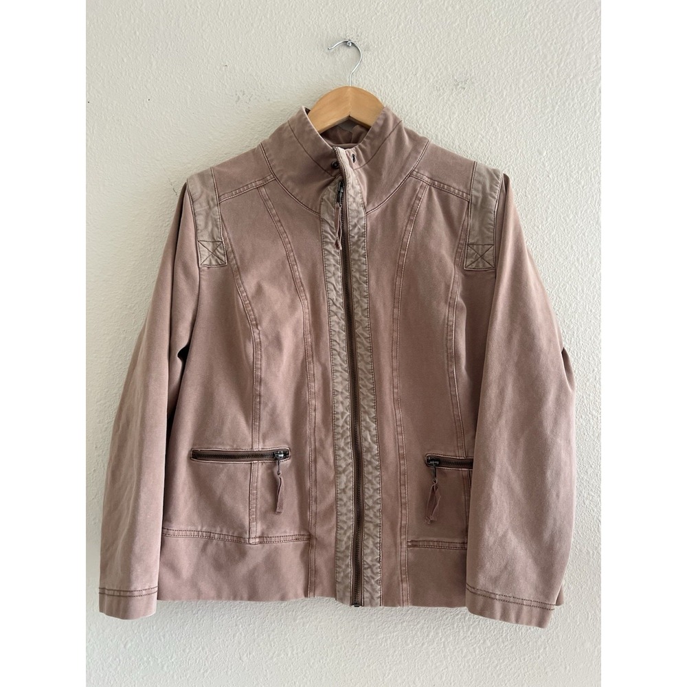 Womens Dusty Rose Utility Jacket - Unbranded
